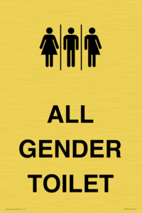 Female, Male and Non-gender specific